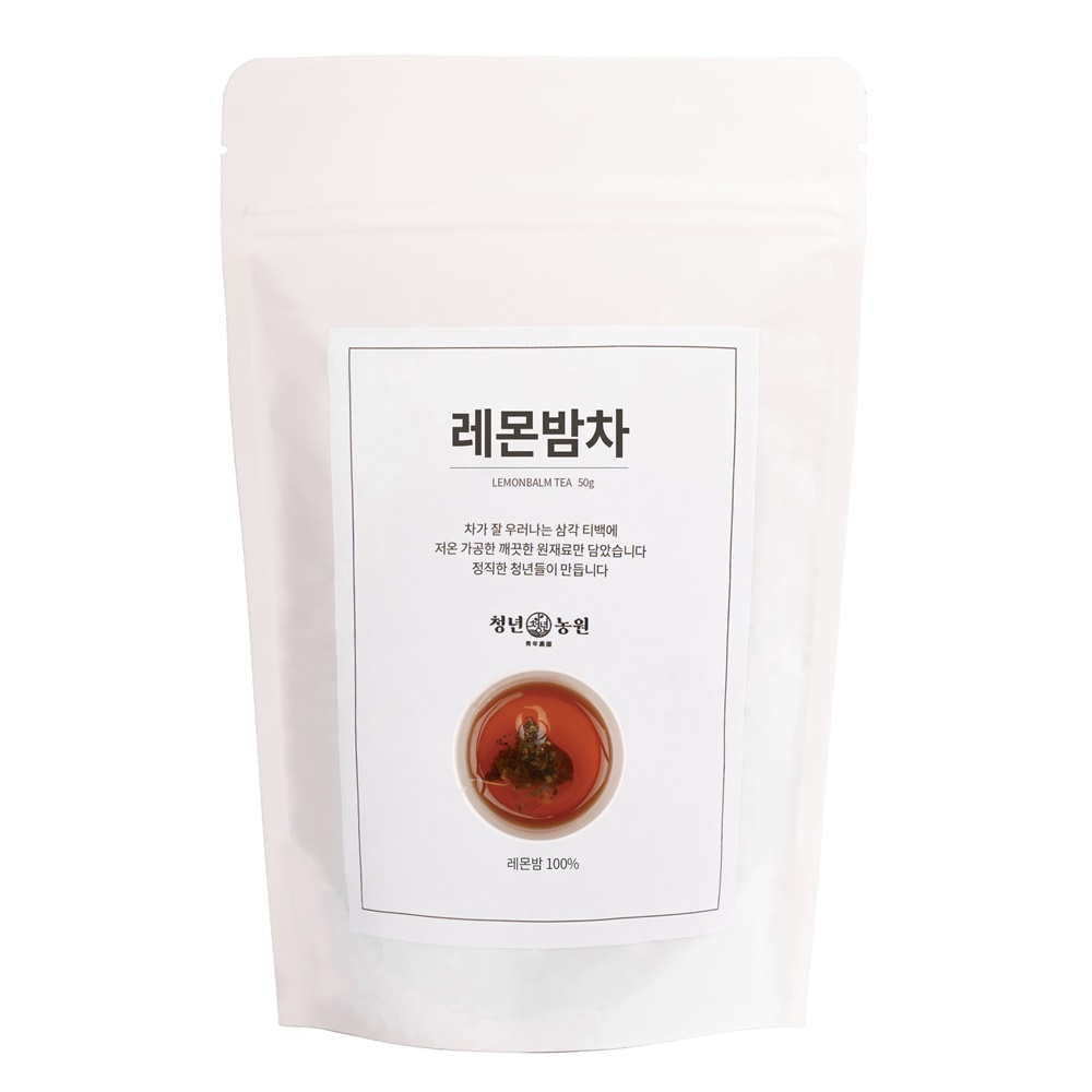 청년농원 저온가공 레몬밤차 삼각티백, 700mg, 50개입, 1개 12,900원