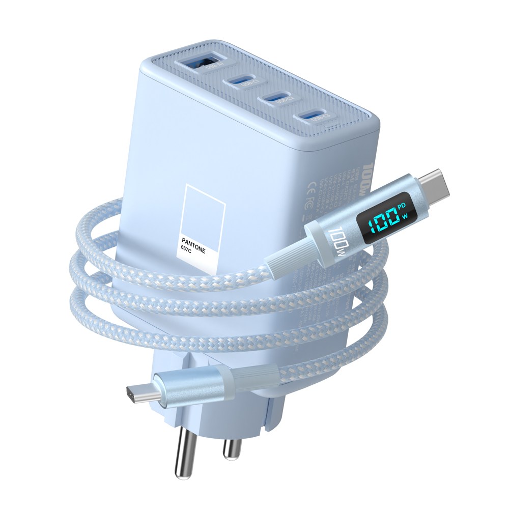 이어맥 100W GaN c타입 접지형 고속충전기 4포트 PPS PD3.0 고속 충전기 갤럭시 S25/S24 iPhone 17/16/15 26,900원