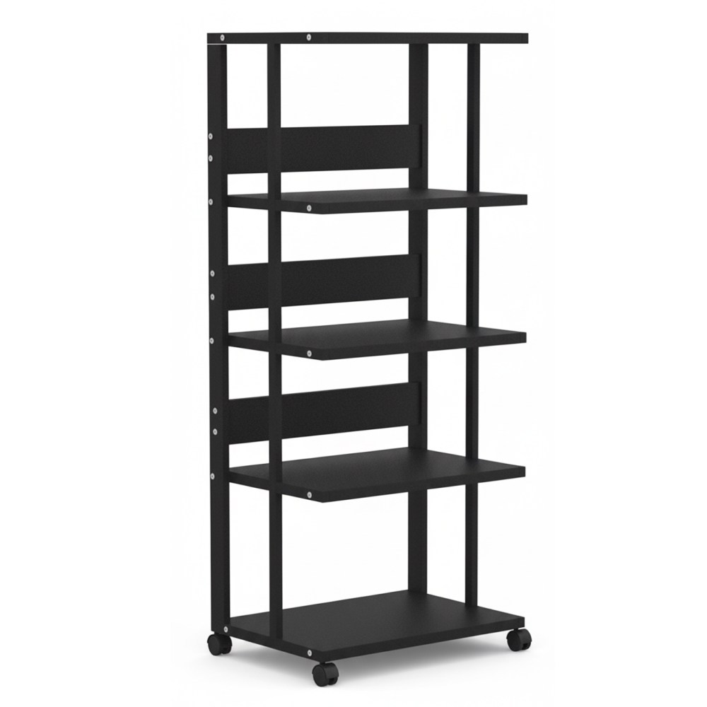 오디오 수납장 이동식 앰프 철제 랙 홈시어터 선반 CD 캐비닛 콘솔 다이 거치대, 블랙 5단 84,400원