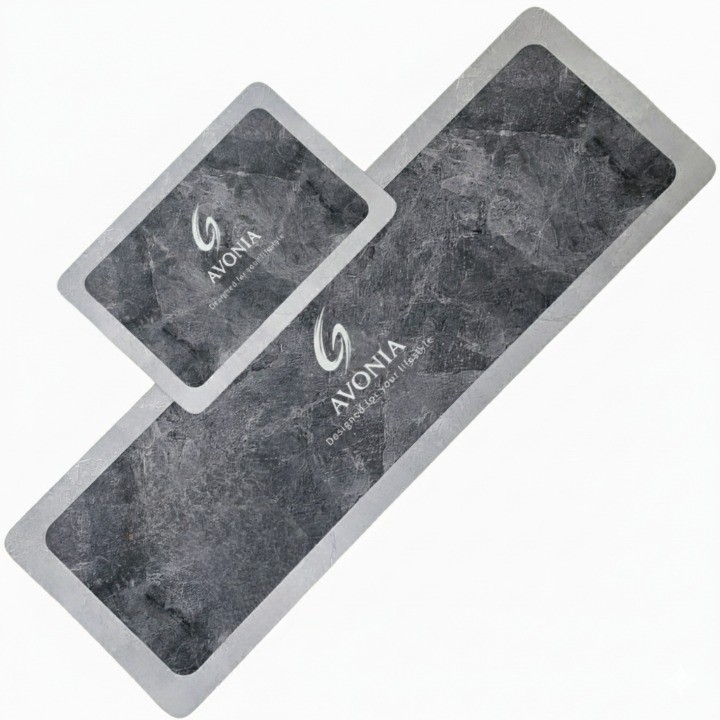 빨아쓰는 규조토 발매트 2종세트 주방 욕실 현관 다용도 매트, AVONIA, 그레이 27,000원