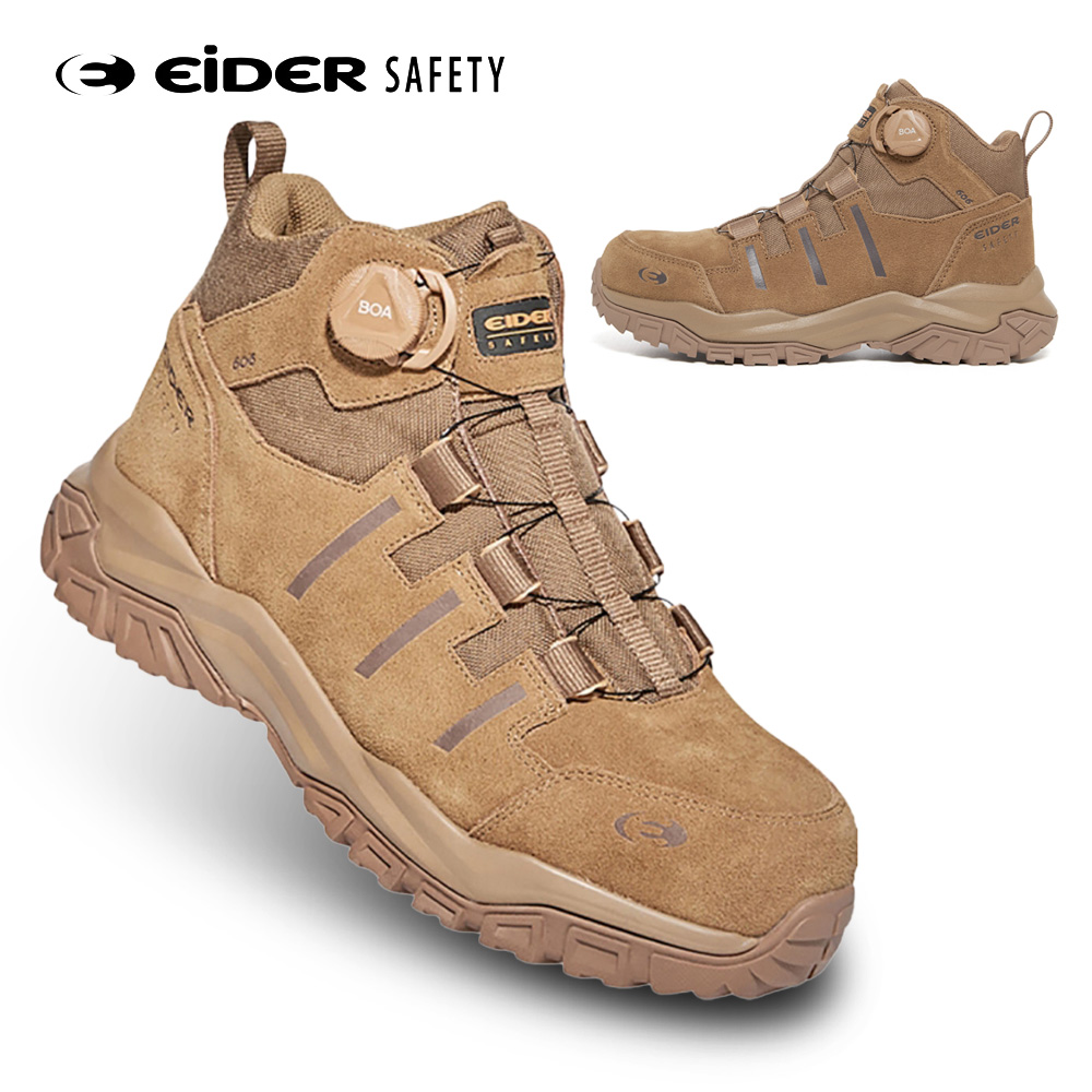 아이더 세이프티 안전화 다이얼 천연가죽 안전화 사막화 카멜 SPECIAL 606 118,000원