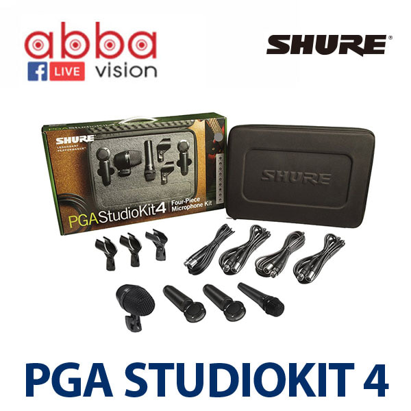 SHURE PGA STUDIOKIT4 스튜디오마이크4 슈어, PGASTUDIOKIT4 599,000원