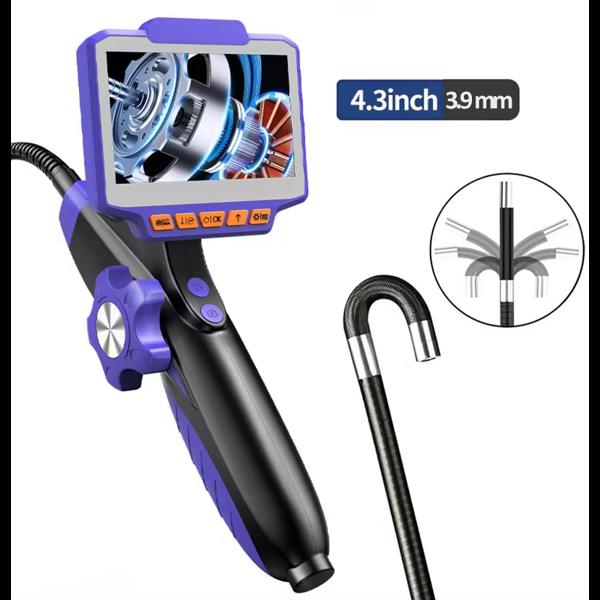 배관내시경카메라 산업용카메라 정밀점검 360 °  4.3 인치 양방향 회전 관절 내시경 카메라 HD 1080P 6mm 자동차 검사 산업용 1m 케이블 130,920원