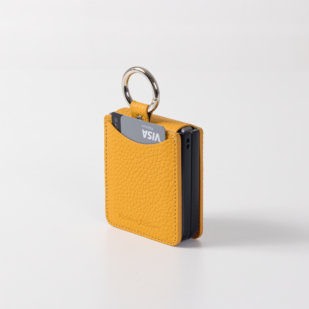 진렌체 플레토 파스텔 천연 소가죽 토고 갤럭시 Z플립 카드 케이스 39,700원