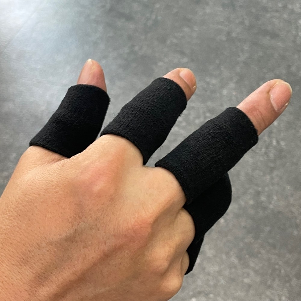 운동용 핑거슬리브 손가락 테이핑 손목보호대 10P 3,400원