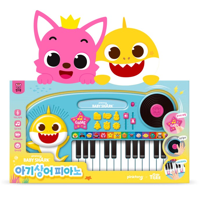 핑크퐁 상어가족 피아노 2024년도 개정판 39,890원