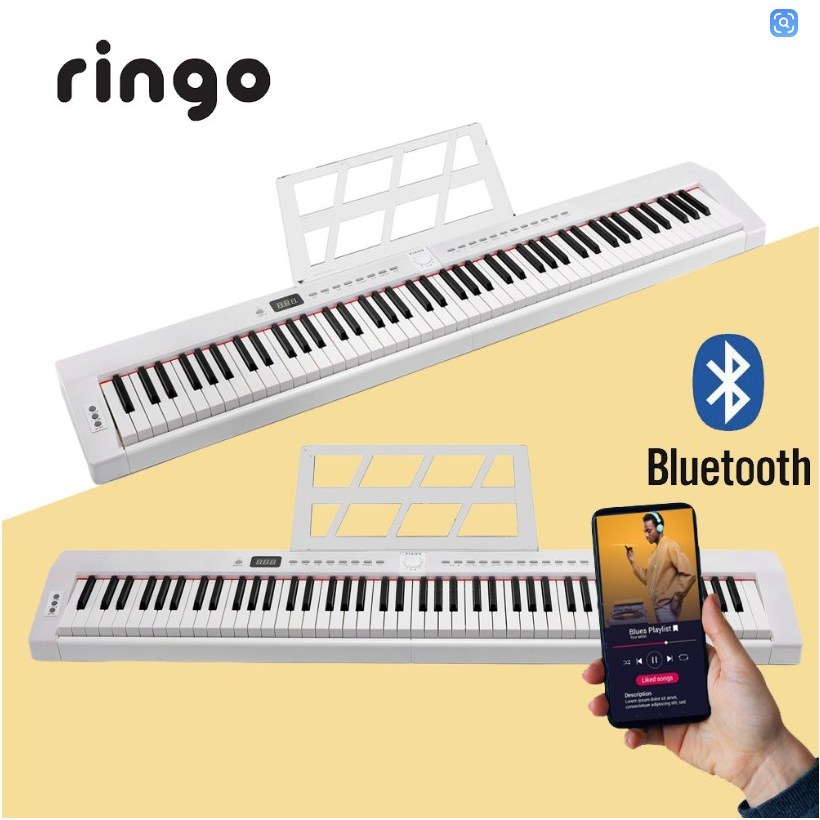 링고 블루투스 디지털피아노 88건반 RP-88WH_화이트피아노 216,800원