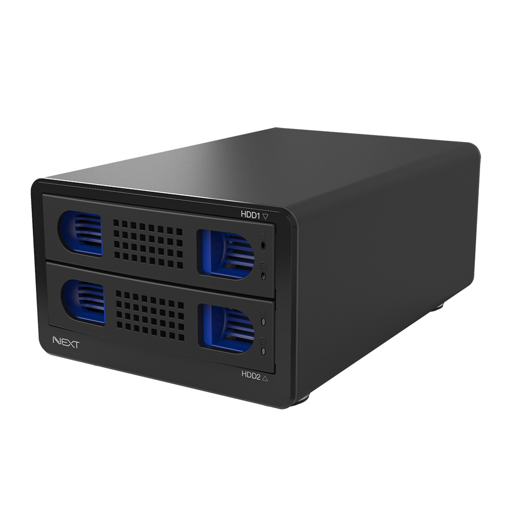 넥스트유 HDD 2베이 USB3.0 DataStorage NEXT-802U3 RAID 60,600원