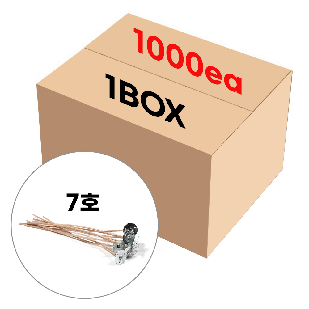 스모크리스 심지 7호 300개 (1BOX) 캔들 왁스 향초 만들기 204,000원