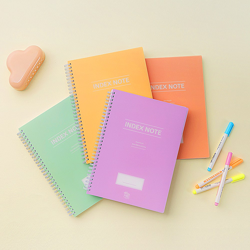 미래마켓 5000 PP 인덱스 노트 B5, 2개, 엠버(Amber) 12,800원