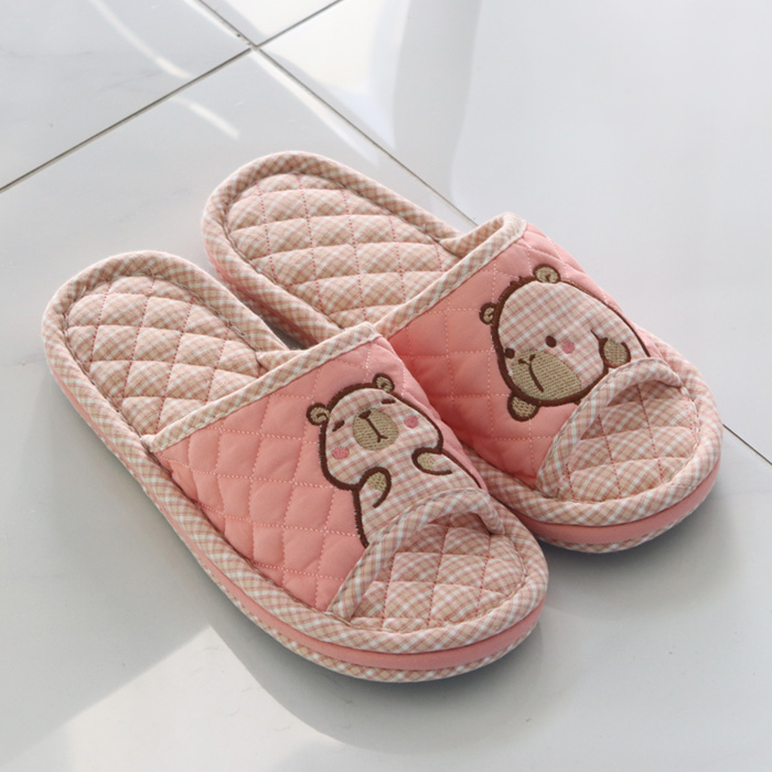 유원홈 카피바라 3중쿠션 슬리퍼 12종류 면슬리퍼 층간소음방지 거실화 10,900원