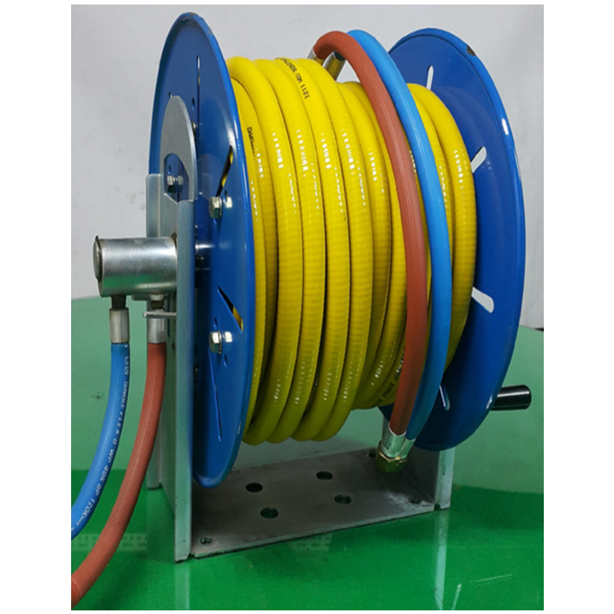 외줄산소호스 SOC산소호스 수동릴 10m 15m 20m 30m 50m SUS후렉시블 외경17A (쌍줄5mm)장착 절단토치 별매 872,000원