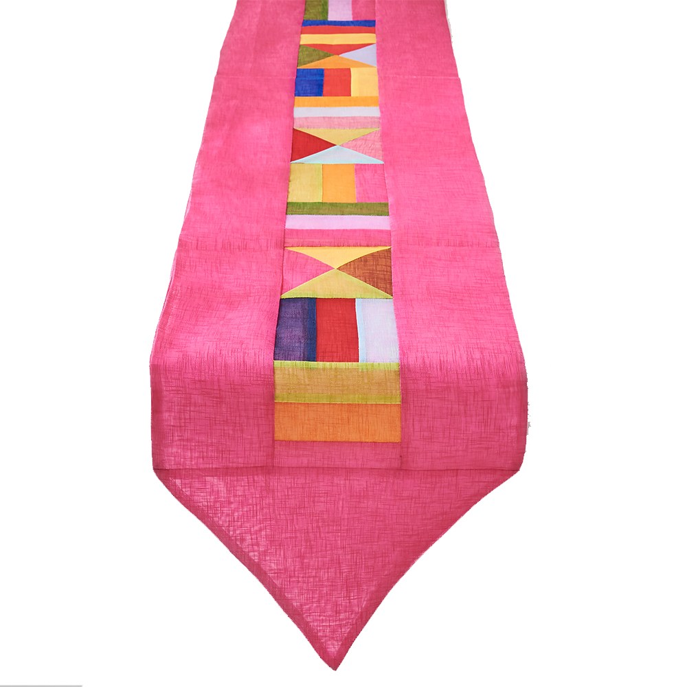 전통 모시 조각 테이블보 한국기념품,외국인 선물, 진분홍, 1개 28,900원