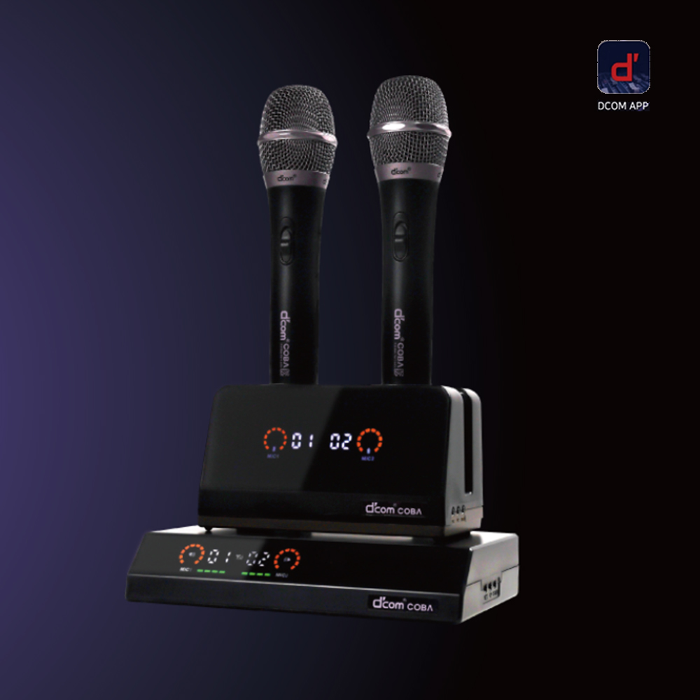 디지탈컴 2채널 스마트컨트롤 무선마이크 COBA (국산 정품) 285,000원