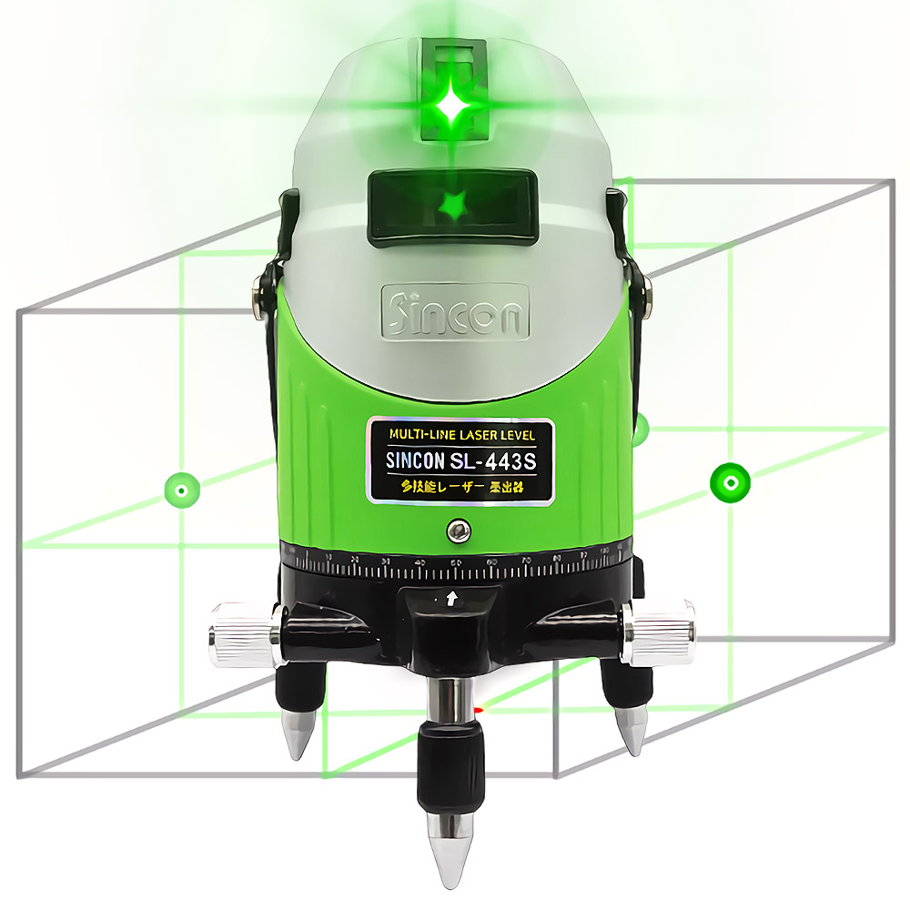 신콘 SL-443S 전자식 그린 레이저 자동보정 레벨기 수평 측정기 451,000원