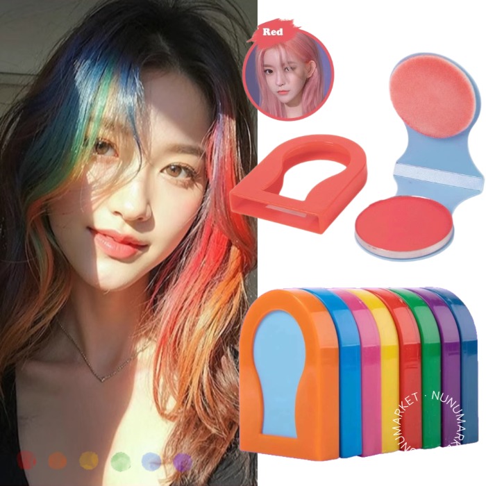 누누마켓 헤어 컬러 치크 페스티벌 분필, 1개, 애쉬블루 1,990원