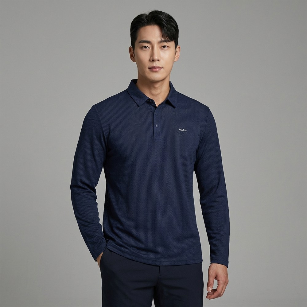 모렉스 남성 엠보 카라 긴팔 티셔츠 등산 티 기능성 작업복 상의 23,700원