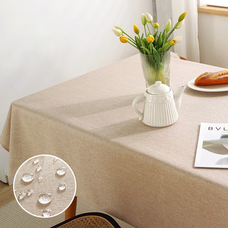 콜콜러브 단색 리넨 식탁보 방수 식탁보 방오 식탁보 6,900원
