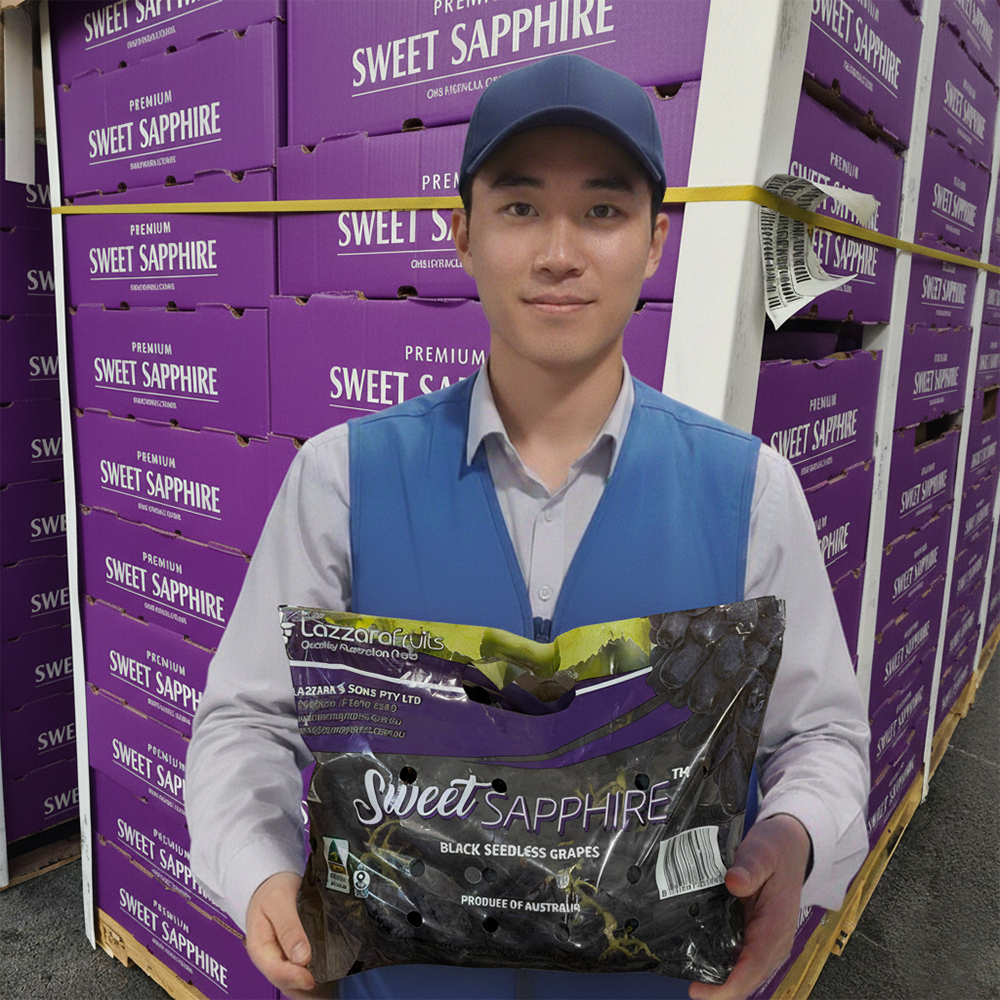 [재구매율1위] 새벽경매 씨없는 블랙사파이어 포도 15,890원