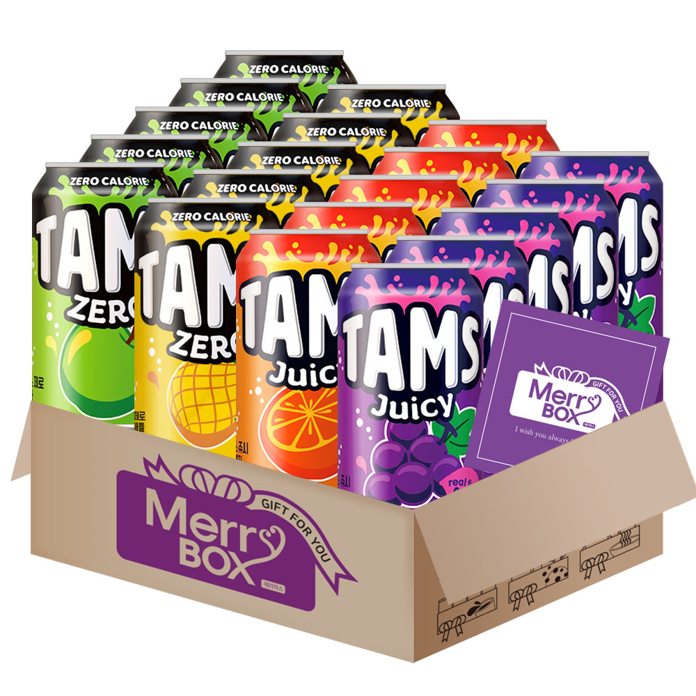 탐스1호 20개 탐스제로(사과5+파인애플5)+탐스쥬시(오렌지5+포도5)+메세지카드, 1세트, 355ml 21,900원