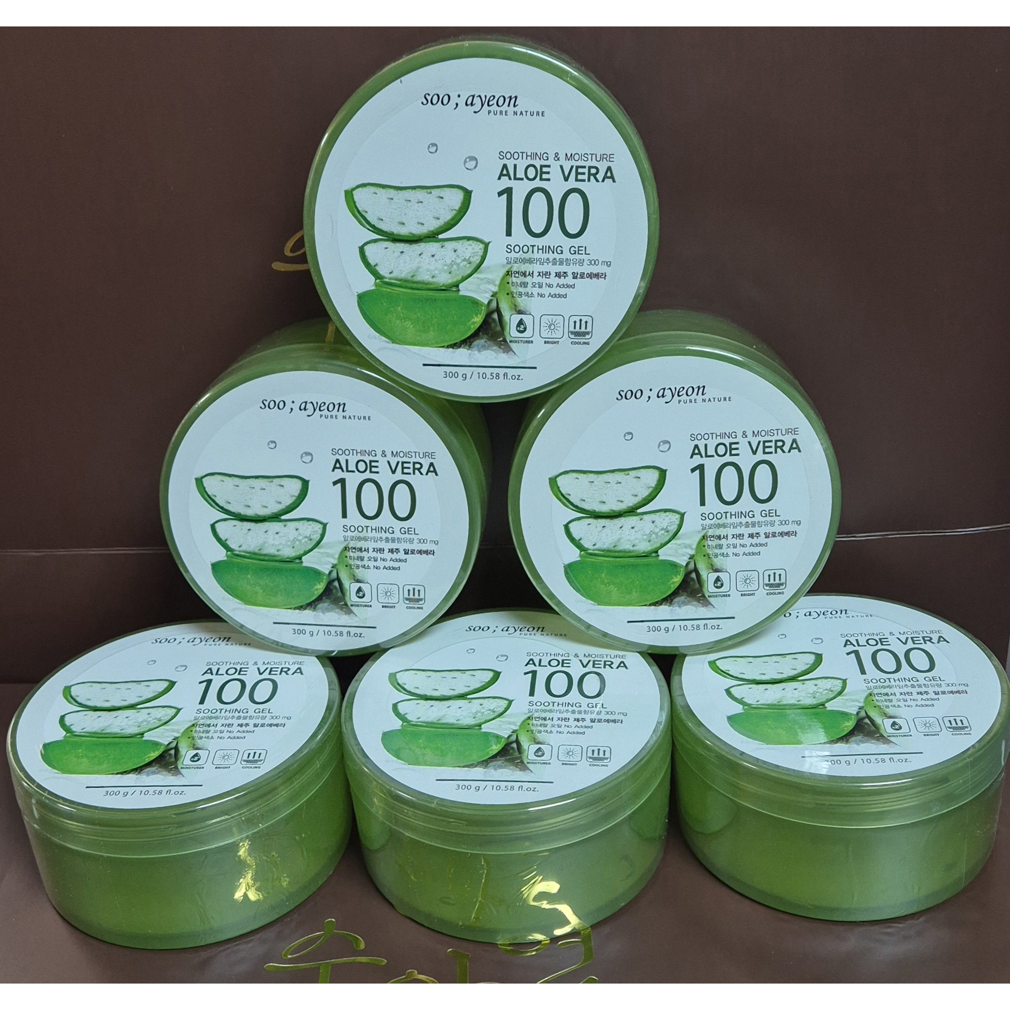 수아연 수딩앤모이스춰 알로에 베라 수딩젤, 300g, 6개 11,900원