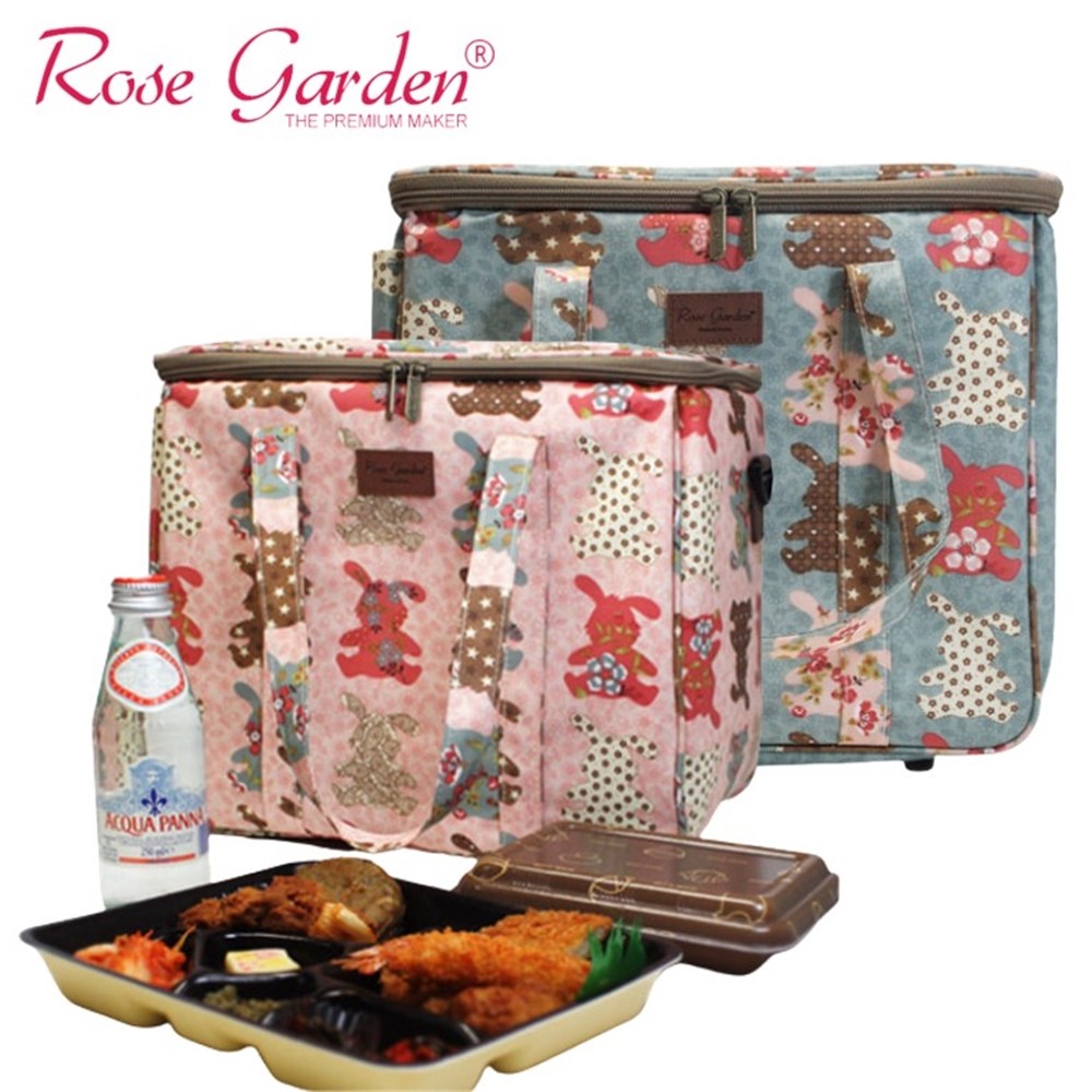 ROSEGARDEN KOREA 쿨러백 L size 보냉백 SM056, 엔틱부케 그린L대, 1개 20,500원