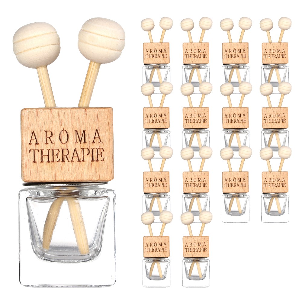 차량용 디퓨저 용기 우드사각 리드세트 5ml 15개 클립, 단일상품, 5ml, 1개 13,750원