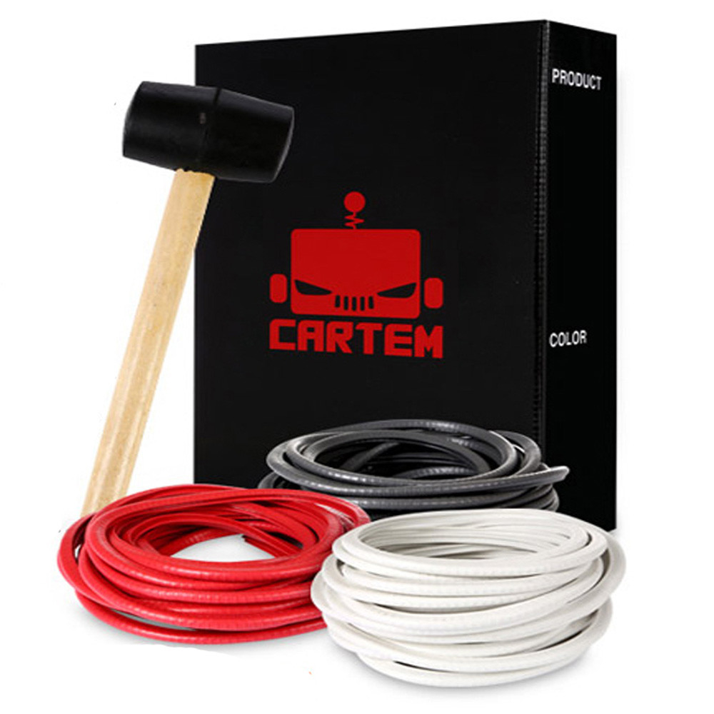 녹부식방지 스텐레스 도어몰딩가드 10M 고무망치증정 풍절음 더뉴K9 4륜 니로 EV 쏘울 전기차 XM3 클리오 이쿼녹스 트래버스 트레일블레이저 26,900원