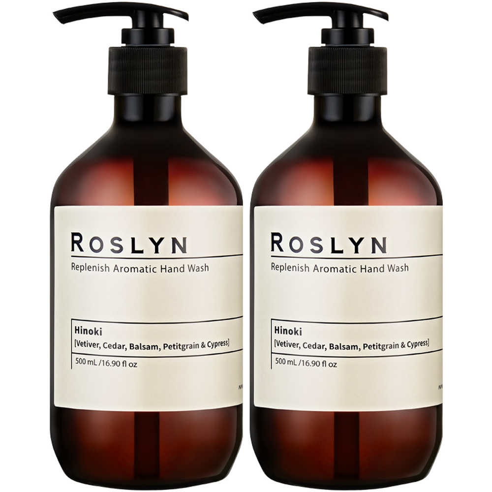 로즐린 아로마틱 핸드워시 히노키, 500ml, 2개 22,100원