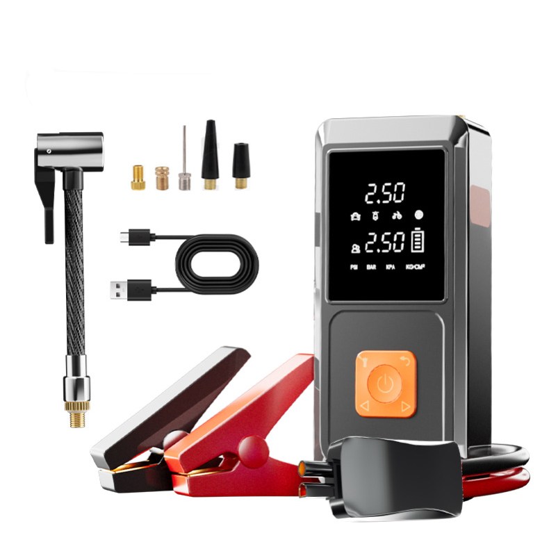 ZOZOFO 자동차 배터리 점프스타터+스마트 점프 케이블+타이어 공기압 주입기+대용량 배터리 일체형  29800mAh 51,900원