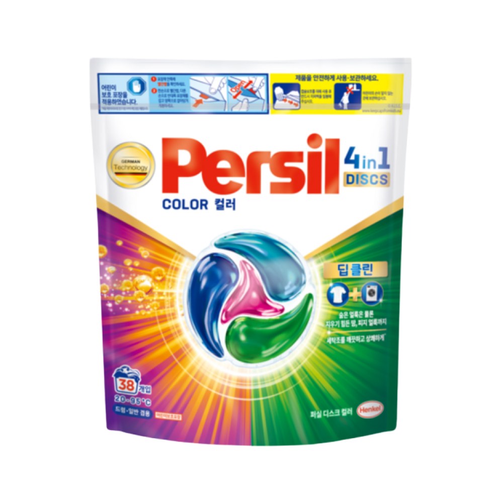 [헨켈] 9중효소 퍼실 디스크 컬러 38개입, 1개, 38개입 25,900원