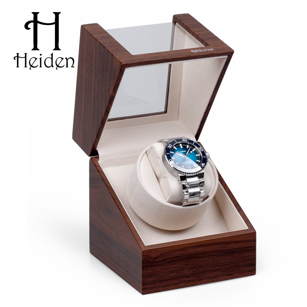 하이덴 버사 원목 와치와인더 1구 VR001 월넛 오토매틱 시계 보관함 153,000원