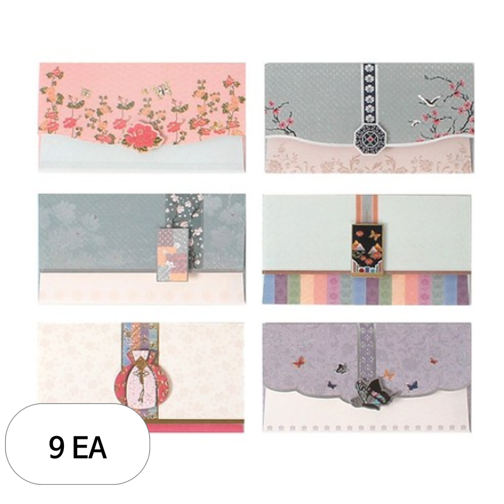 톡톡팬시 1000 전통 감사 봉투 시즌2 6종 세트 131,560원