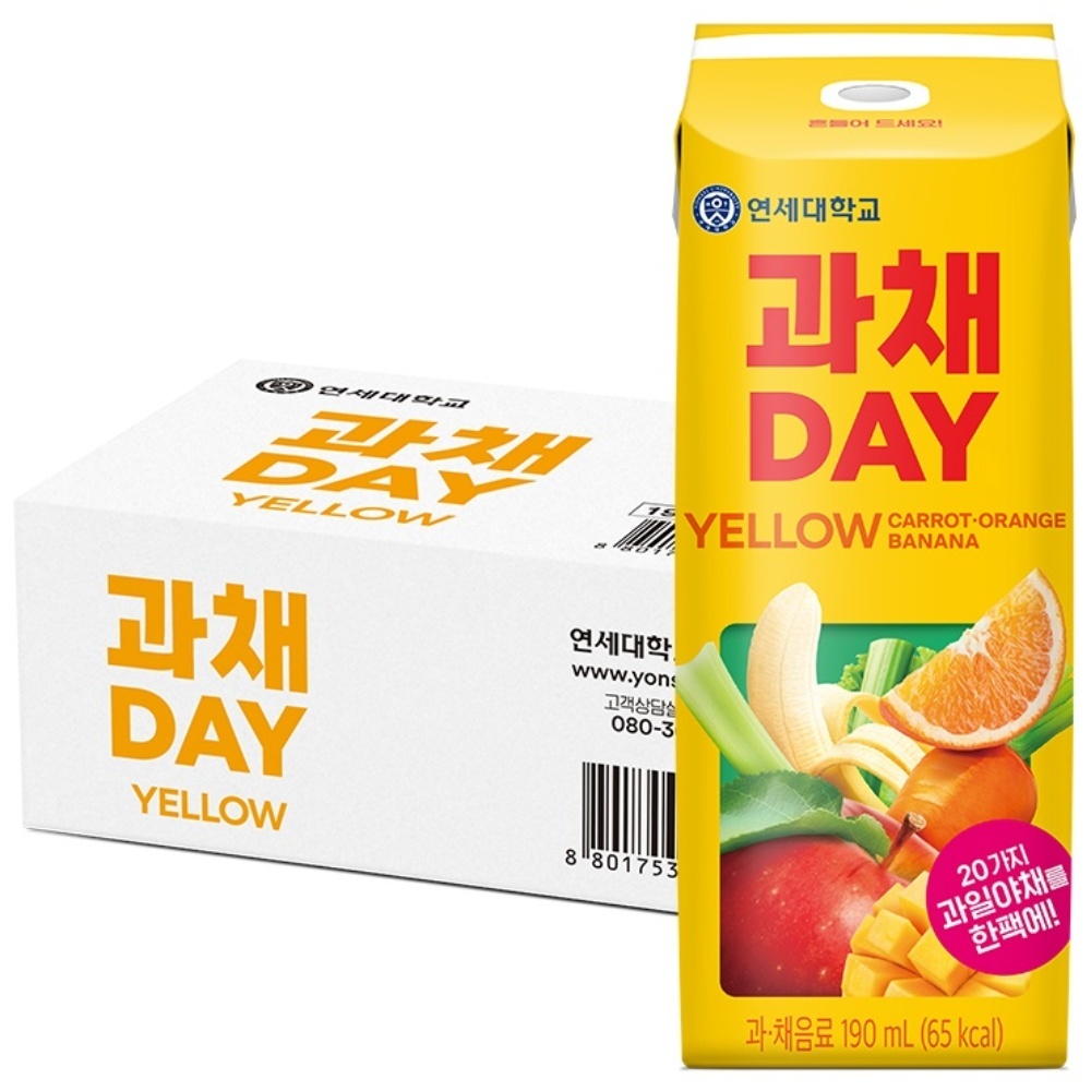 연세유업 과채데이 음료 옐로우 12,900원