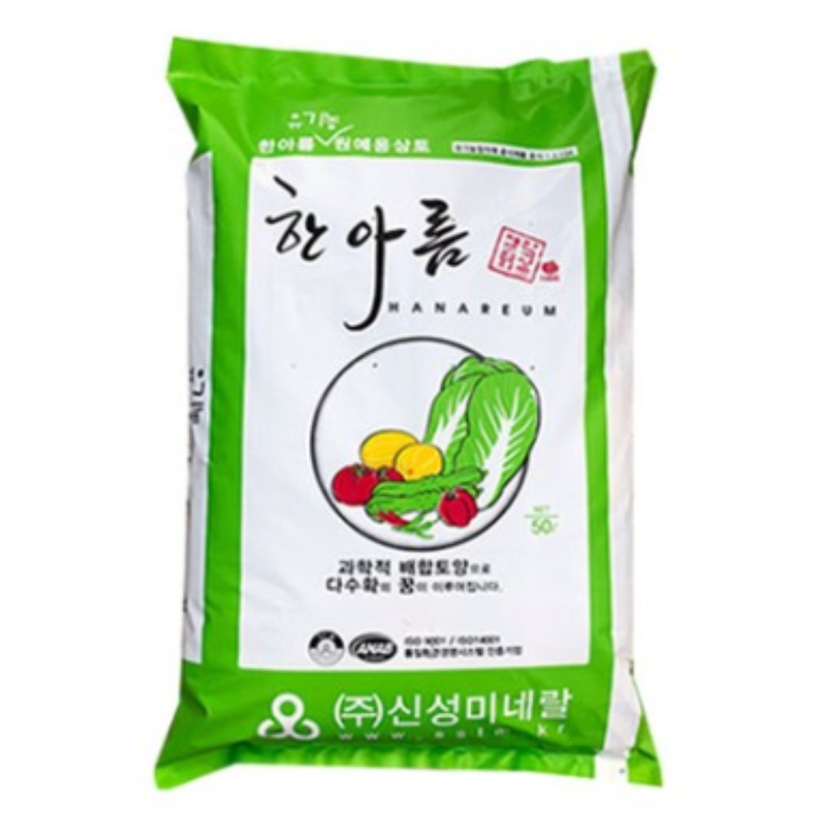 한아름 유기농상토 50L 화분 텃밭 친환경 유기농 재배 흙 14,900원