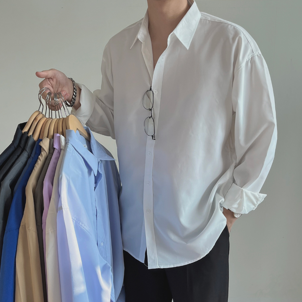 테이크잇컴퍼니 남성용 구김없고 링틀프리 빅사이즈 무지 긴팔 셔츠 남방 27,000원