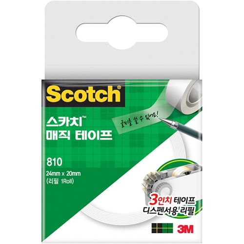 [3M] 매직테이프리필 (24mmx20M 3인치) 3,500원