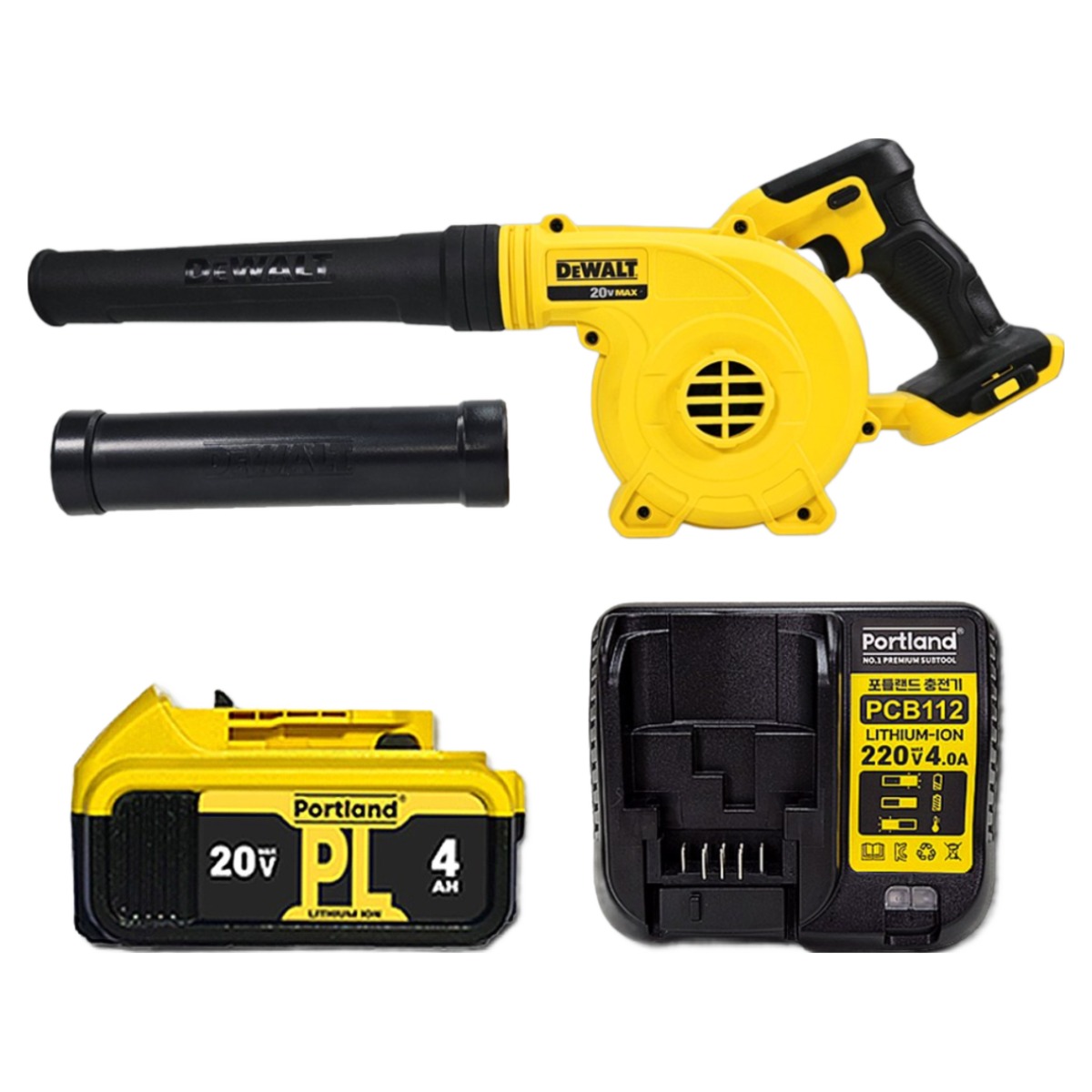디월트 20V 충전 무선 송풍기 DCE100N 포틀랜드 배터리1개 충전기 세트 세차 캠핑 낙엽청소, 1세트 201,620원