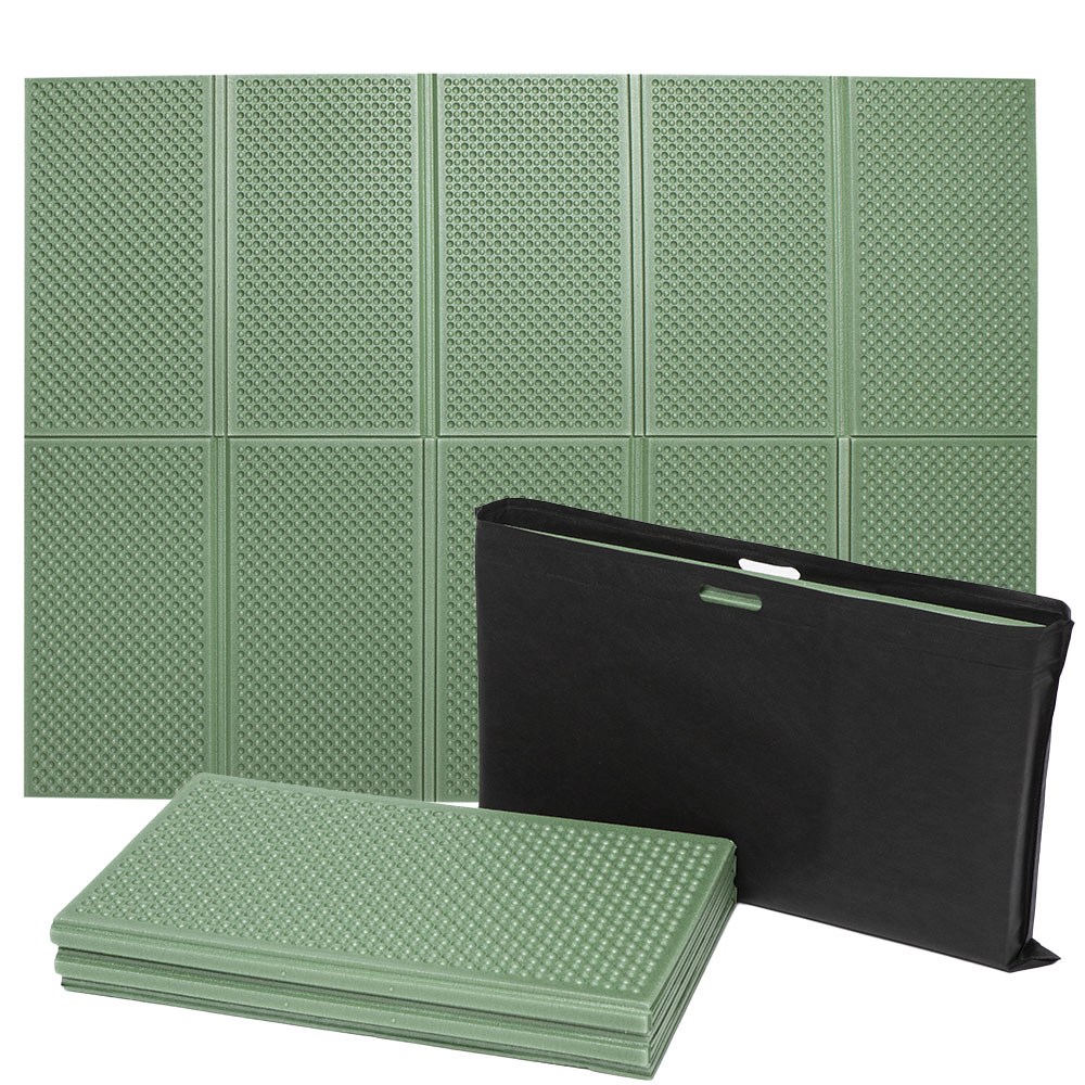 쿠셔니 캠핑매트 2단 엠보싱 발포매트 차박매트 + 보관가방 (중형 200cmx140cm 2인용), 카키 12,800원