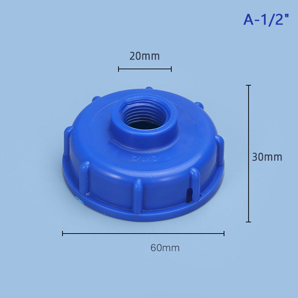 튼튼한 Ibc 탱크 피팅 S60X6 굵은 나사산 캡 60mm 암나사 1/2 인치 3/4 1 어댑터 커넥터 6,700원
