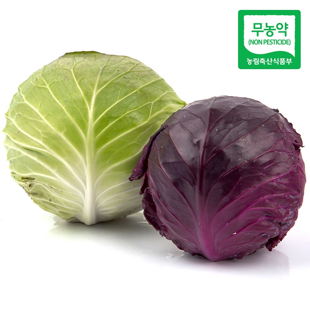 친환경 마음밭 국내산 무농약 양배추 적채 3kg 5kg 10kg 임산부 이유식 17,400원