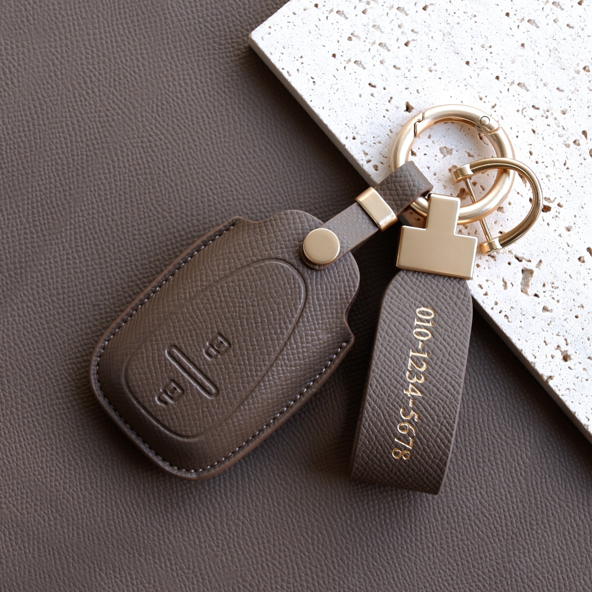 (무료각인)트니르 쉐보레 호환 자동차 차 키케이스 키홀더 말리부 스파크 트랙스 크루즈 차량용품, 카푸치노 19,900원