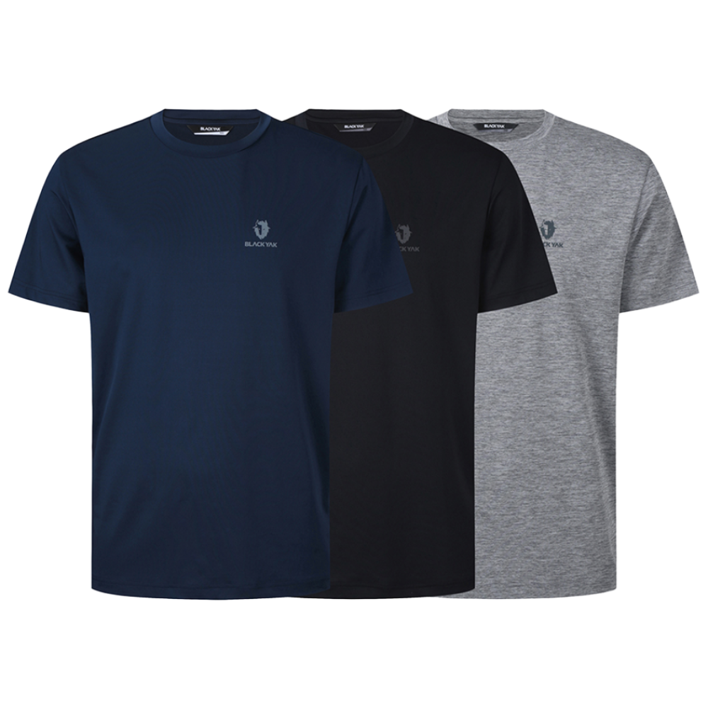블랙야크 남녀 공용 라운드 트리플 반팔티 3장 세트 라운드 티셔츠 1BYRTXU901 49,000원