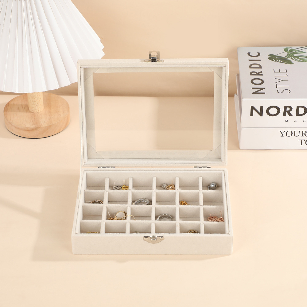 리빙웍스 칸칸 벨벳 악세서리 화장대 소형 보관함 5,900원