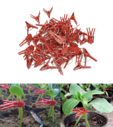 접목 집게 클립 끈 지지대 고추 오이 토마토 원예 농업 클램프 비닐하우스, 1개 2,840원