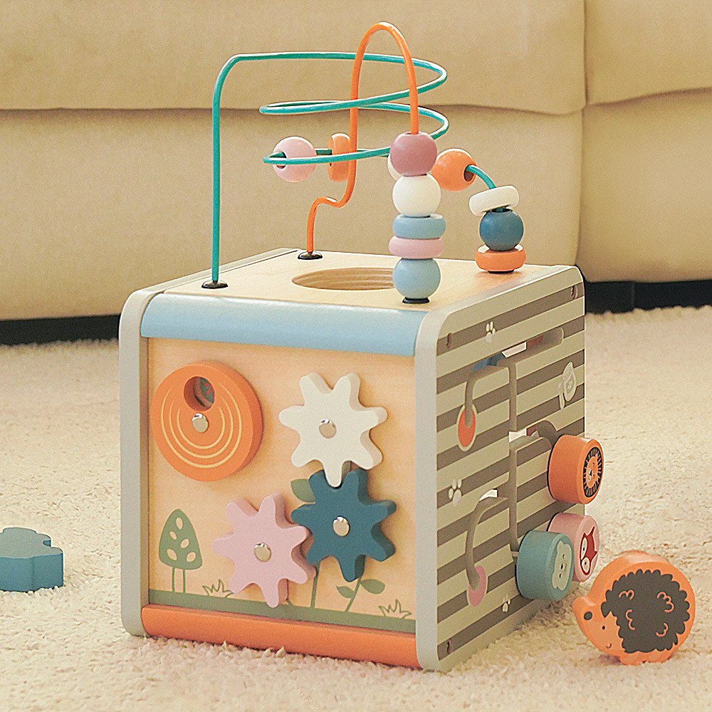 폴라비 유아 롤러코스터 구슬 놀이 원목교구 감각 촉각 발달 완구 57,000원