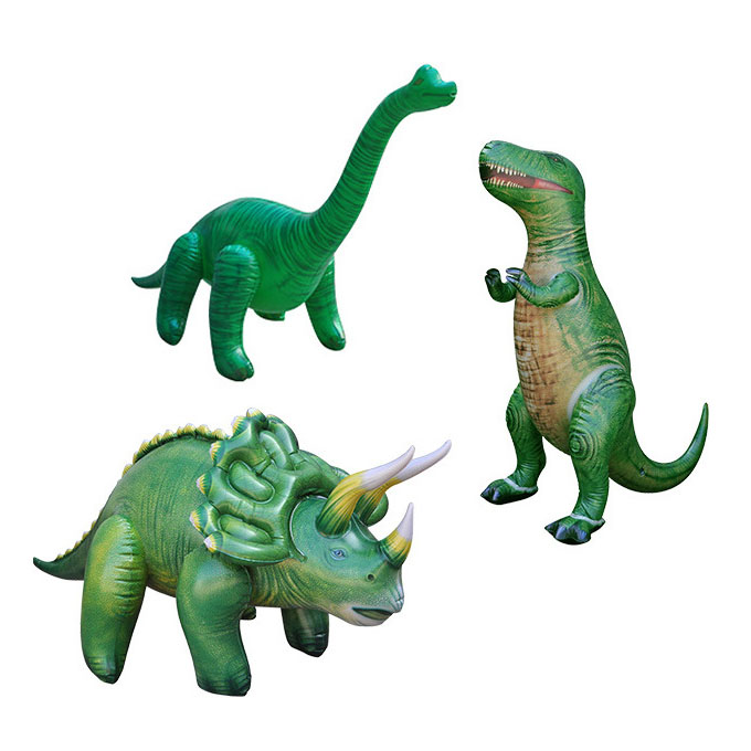 플레이잼 대형 공룡 튜브 풍선 티라노 3종 세트, 1개, 3종세트 30,000원