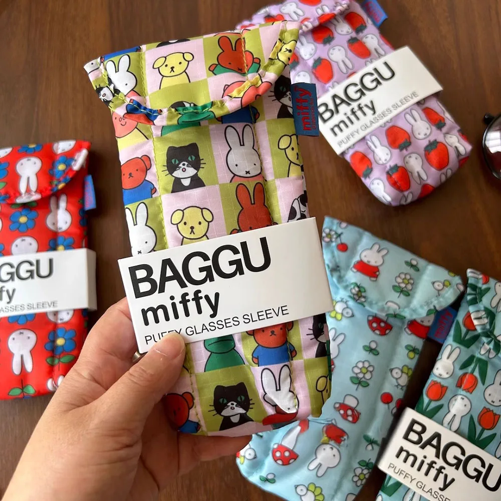 카와이 미피 귀여운 우산 만화 토끼 프린팅 면 클립 두꺼운 휴대용 안경 가방 소녀 선물 14,400원