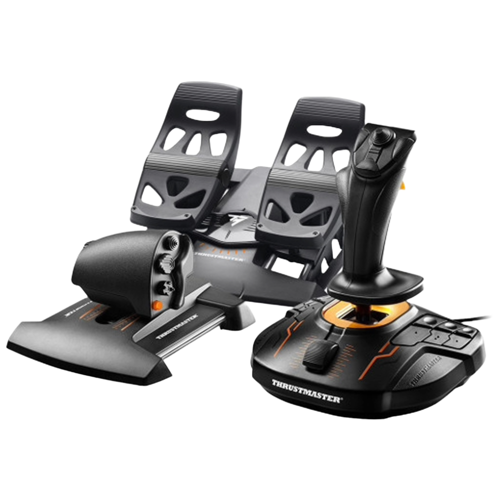 트러스트마스터 T-16000M 비행조이스틱 + TFRP러더 + TWCS쓰로틀 패키지 [PC 지원], 1세트, T-16000M+TFRP+TWCS 489,000원