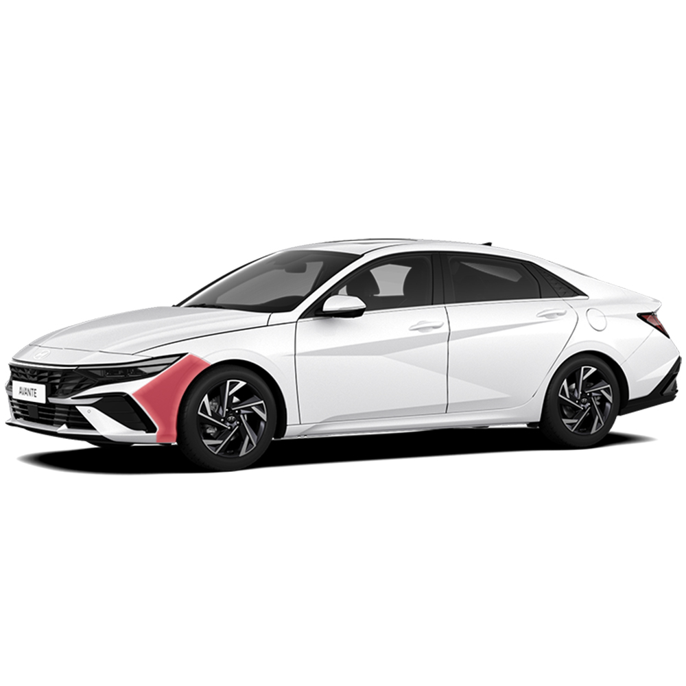 스킨엑스 아반떼 CN7 페이스리프트 프론트범퍼사이드 앞범퍼 PPF 차량보호필름, 1개 44,000원